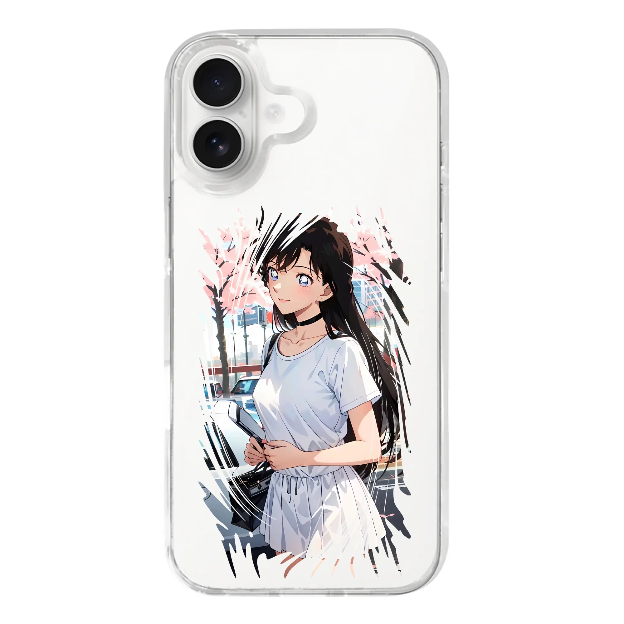 名探偵コナン グッズ 毛利 蘭 - iPhone 17シリーズ 透明スマホケース – 薄型・耐衝撃・精密フィット保護カバー